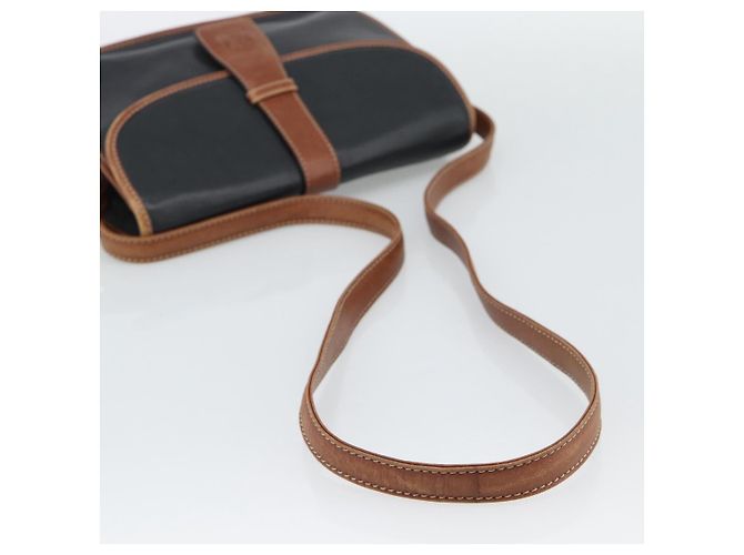 Céline Celine Flap Shoulder in pelle Nero - vista 7