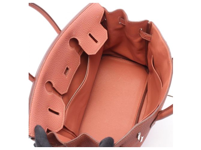 Hermès Hermes Birkin 30 Rosie Handtasche Pink - Ansicht 3