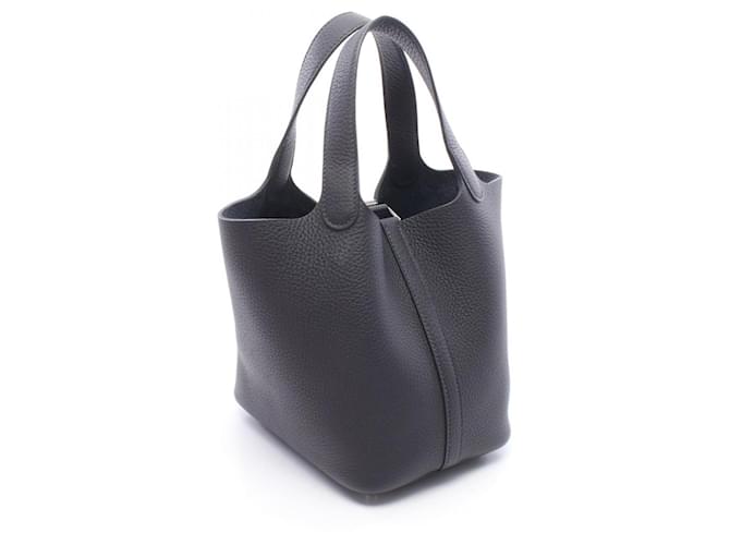 Hermès Borsa Hermes Picotin Lock PM Caban Blu navy - vista 2