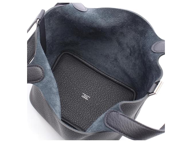 Hermès Borsa Hermes Picotin Lock PM Caban Blu navy - vista 3