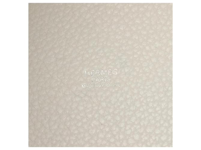 Hermès Borsa Hermes Picotin Lock MM Bianco - vista 4