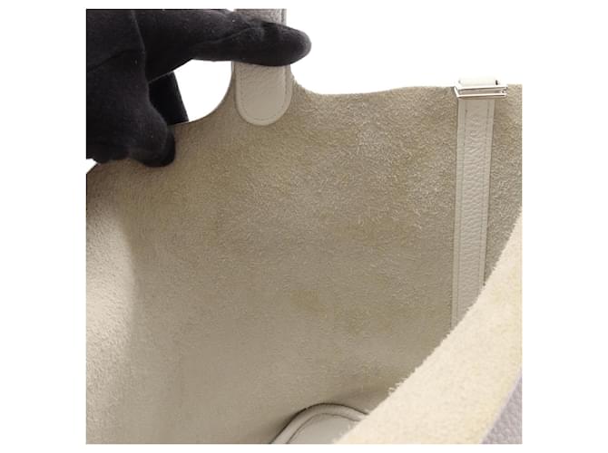 Hermès Borsa Hermes Picotin Lock MM Bianco - vista 7