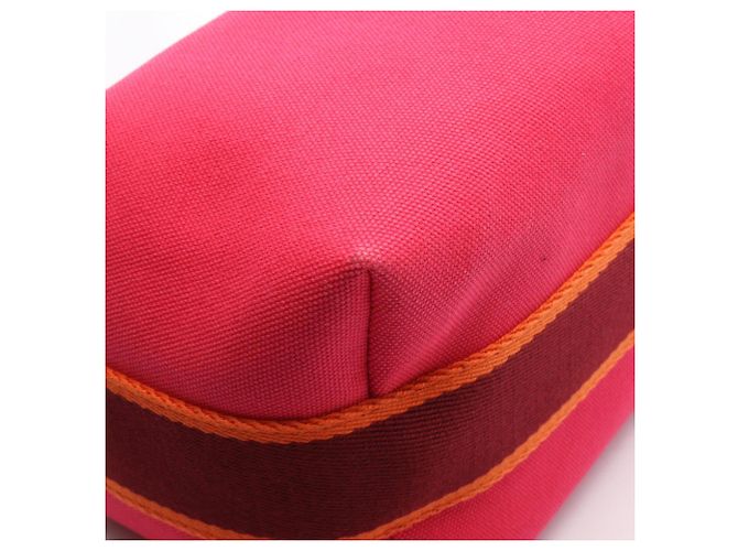 Hermès Bolso Hermes Bride à Brac PM Rosa Naranja Burdeos - vista 5