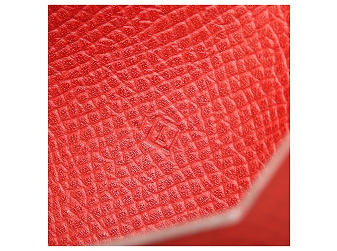 Hermès Tarjetero Hermes Bearn Mini Ebene Castaño Roja - vista 5