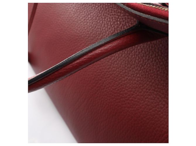 Hermès Borsa Hermes Bolide 45 in Rouge H Rosso Bordò - vista 11