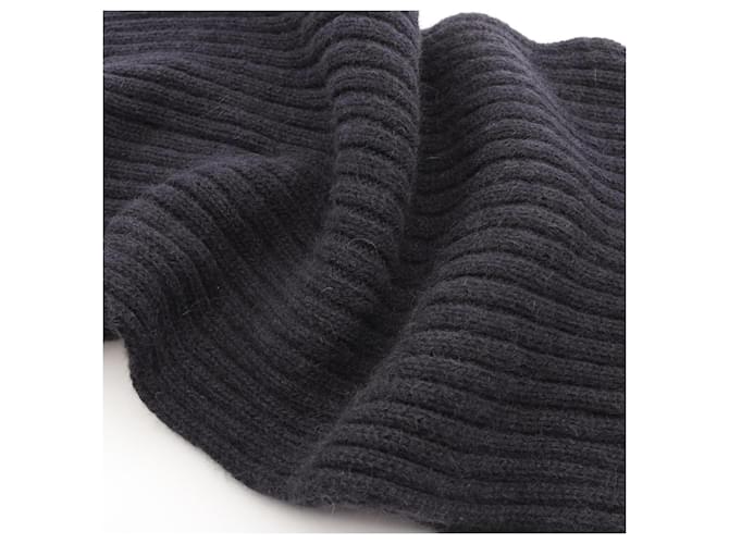 Hermès Sciarpa in cashmere Hermes blu navy - vista 4