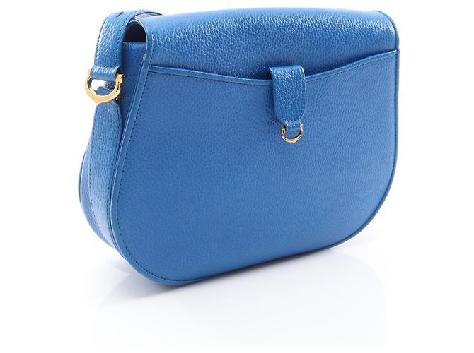 Borsa in pelle blu Cartier Must Line - vista 2