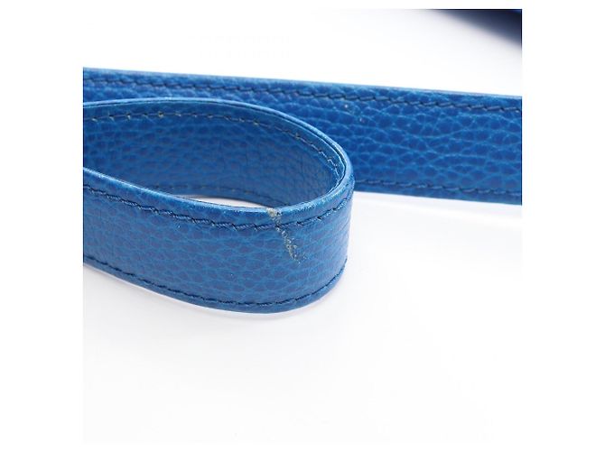 Borsa in pelle blu Cartier Must Line - vista 7