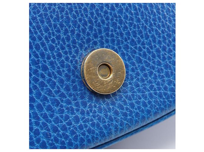Borsa in pelle blu Cartier Must Line - vista 9