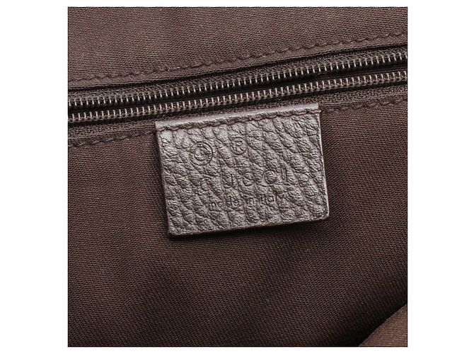 Gucci Brauner Leder 2-Way Tote Bag - Ansicht 4