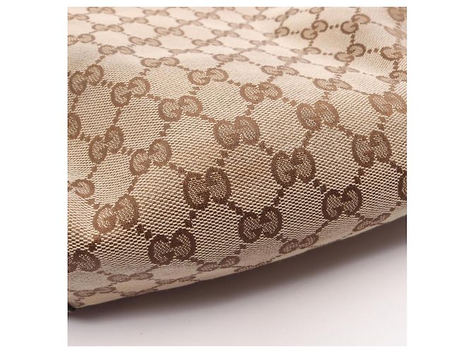 Borsa a tracolla Gucci GG Canvas Sherry Line Marrone Beige - vista 11