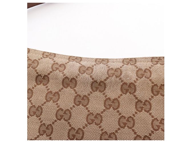 Borsa a tracolla Gucci GG Canvas Sherry Line Marrone Beige - vista 14