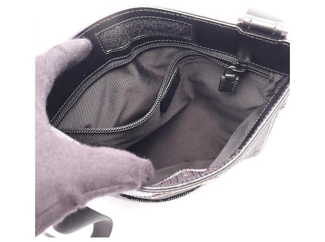 Borsa a Spalla Gucci GG Canvas Nero - vista 3