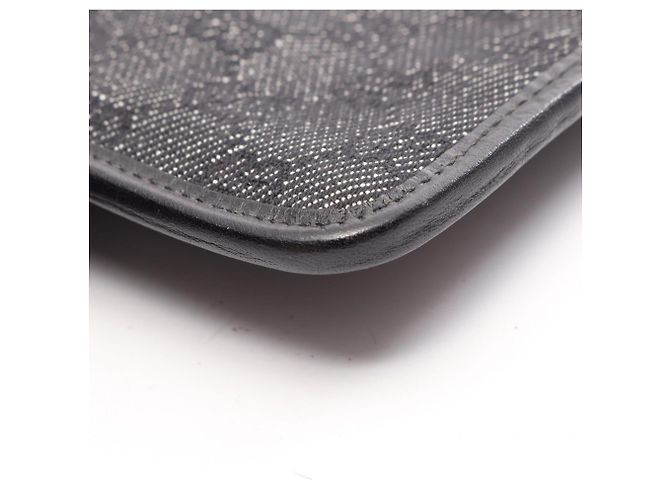 Borsa a Spalla Gucci GG Canvas Nero - vista 7