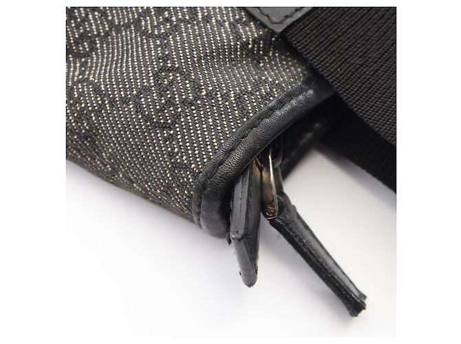 Borsa a Spalla Gucci GG Canvas Marrone Nero - vista 9