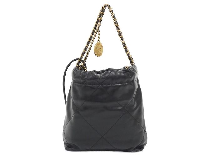 Borsa Chanel 22 Line MINI AS3980 Nero - vista 2