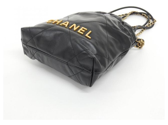 Borsa Chanel 22 Line MINI AS3980 Nero - vista 3
