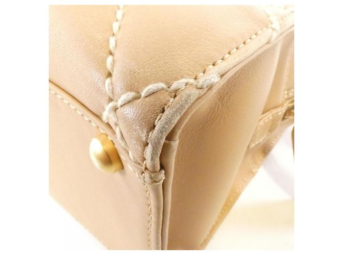 Borsa Chanel Wild Stitch Line 20668 Bianco Beige - vista 3