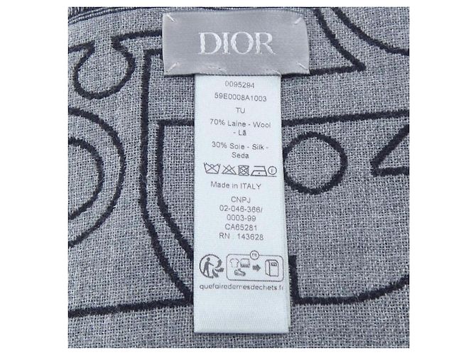 Stola Christian Dior Marrone Nero - vista 3