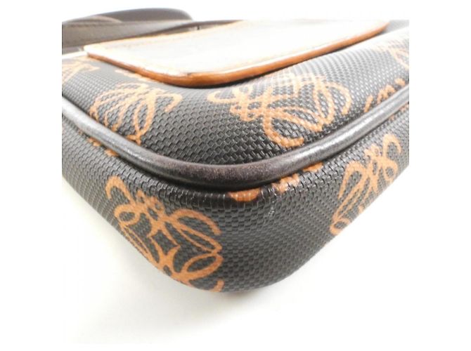 Borsa a tracolla Loewe 104 80 204 Marrone Arancione - vista 3