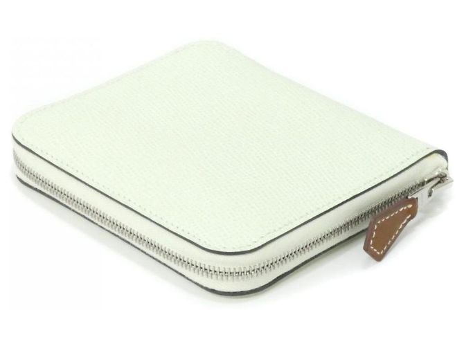Hermès Hermes COLLIER DE CHIEN Silk In Compact Wallet Blau Grün - Ansicht 2