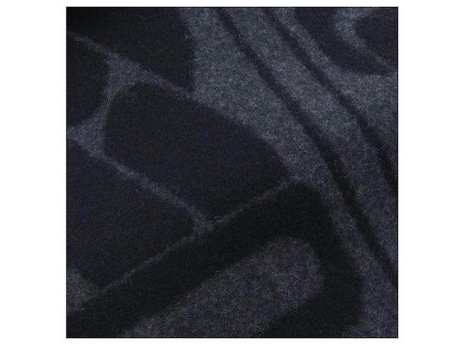 Hermès CLIC CEST NOUE Schal Braun Schwarz - Ansicht 4