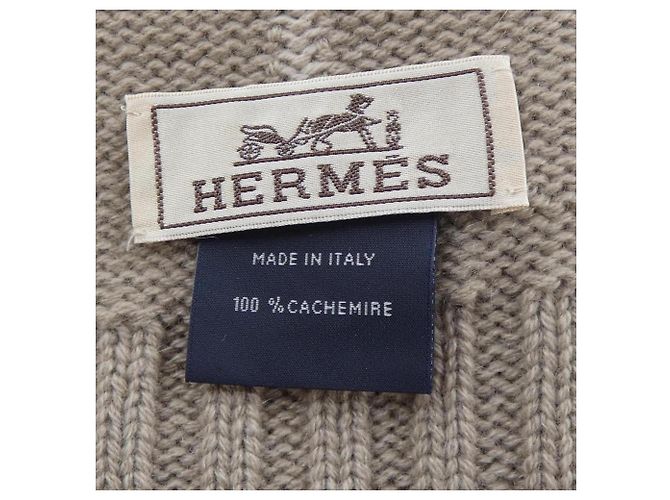 Hermès Hermes Maillons Traces Schal Beige - Ansicht 3