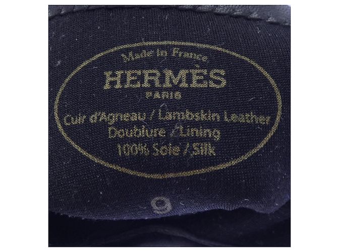 Hermès Guanti caldi neri Hermes Nero - vista 3