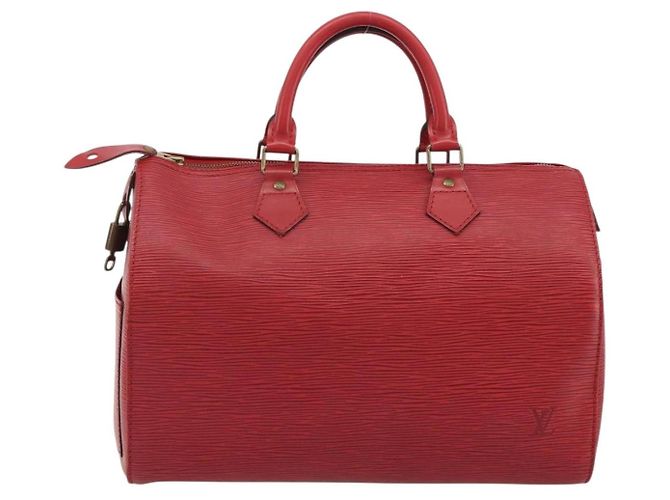 Louis Vuitton Speedy Epi Leather 35 Vermelho - vista 2