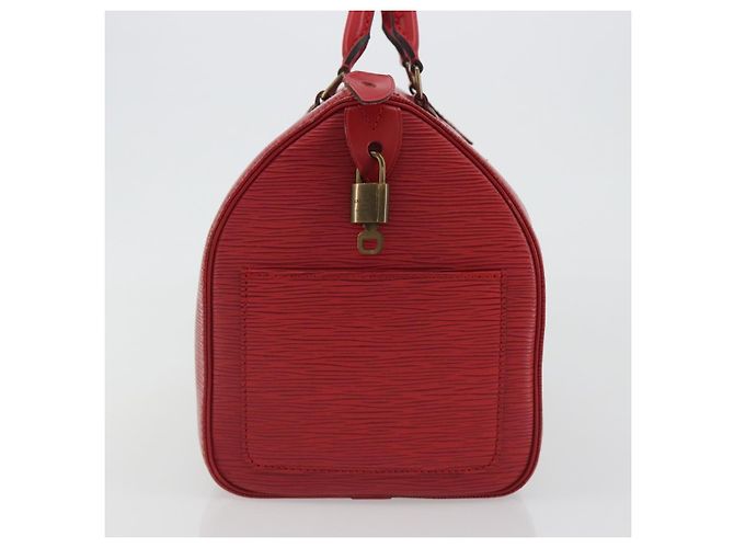 Louis Vuitton Speedy Epi Leather 35 Vermelho - vista 4