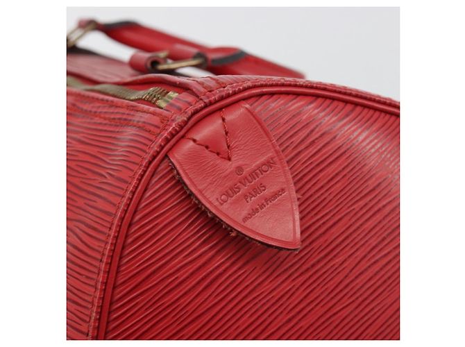Louis Vuitton Speedy Epi Leather 35 Vermelho - vista 6
