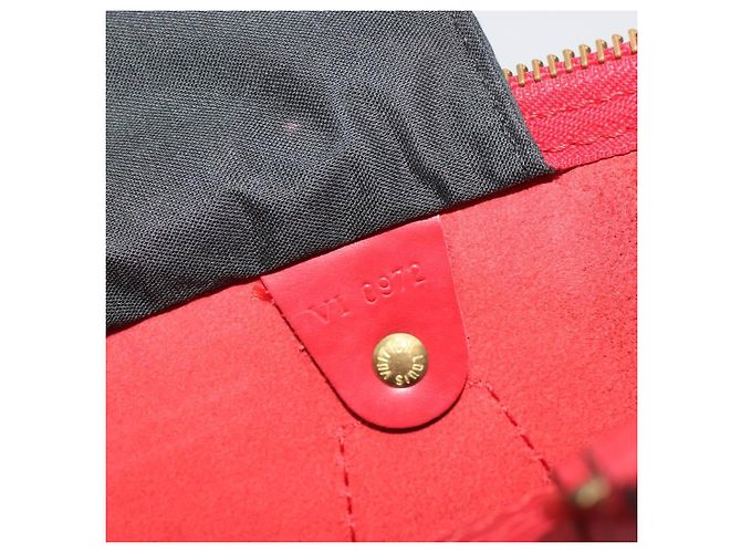 Louis Vuitton Speedy Epi Leather 35 Vermelho - vista 7