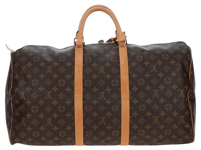 Louis Vuitton Keepall Monogram Canvas 55 Marrone - vista 2