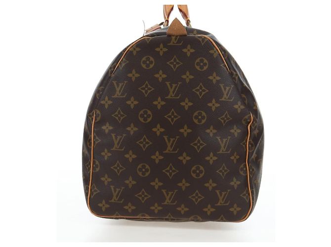 Louis Vuitton Keepall Monogram Canvas 55 Marrone - vista 3