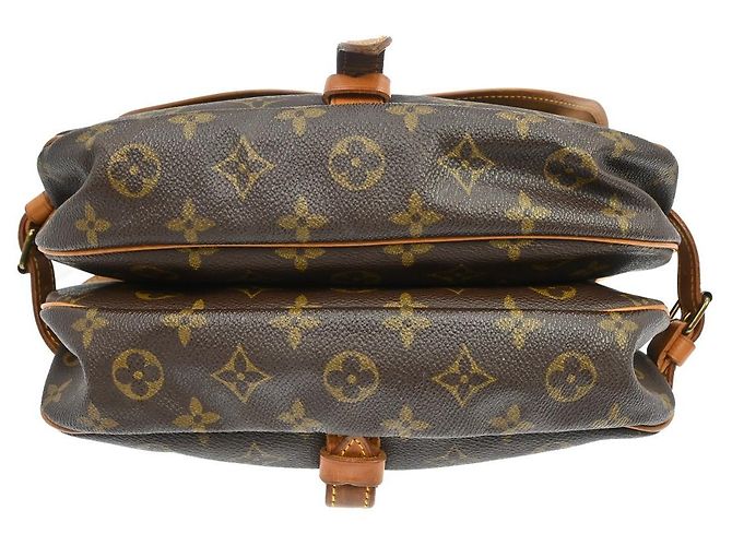 Louis Vuitton Saumur Messenger Monogram Canvas PM Marrone - vista 6