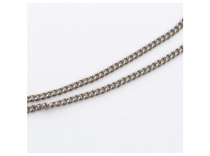 Chanel Coco Mark Strass-Halskette Silber - Ansicht 6