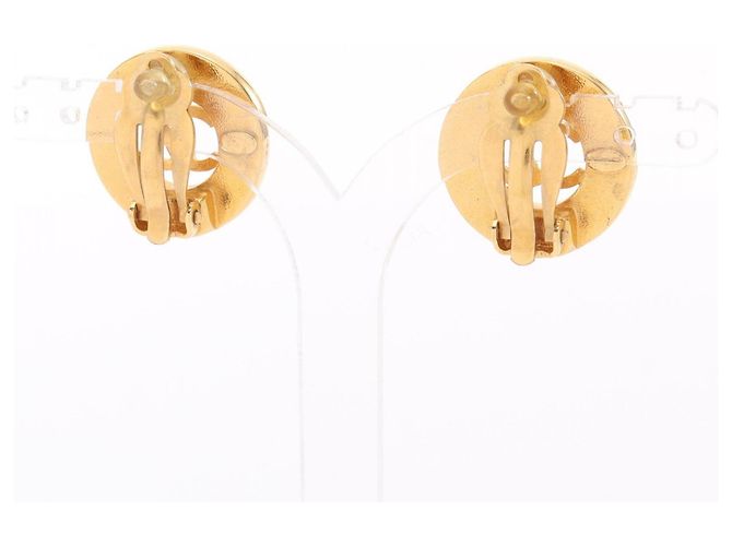 Pendientes Chanel Coco Mark Circle Dorado - vista 2