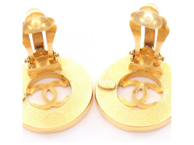 Pendientes Chanel Coco Mark Circle Dorado - vista 5