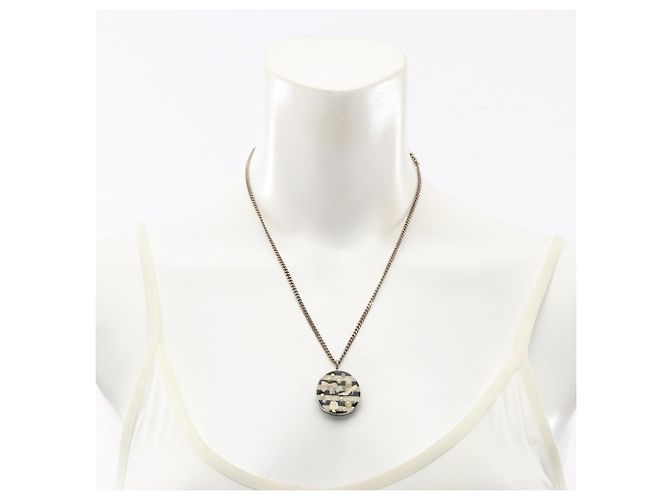 Collana con bordo iconico Coco Mark di Chanel Nero Multicolore - vista 6