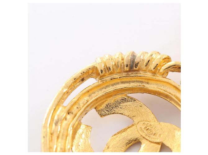 Collana Chanel Coco Mark Circle placcata in oro D'oro - vista 7
