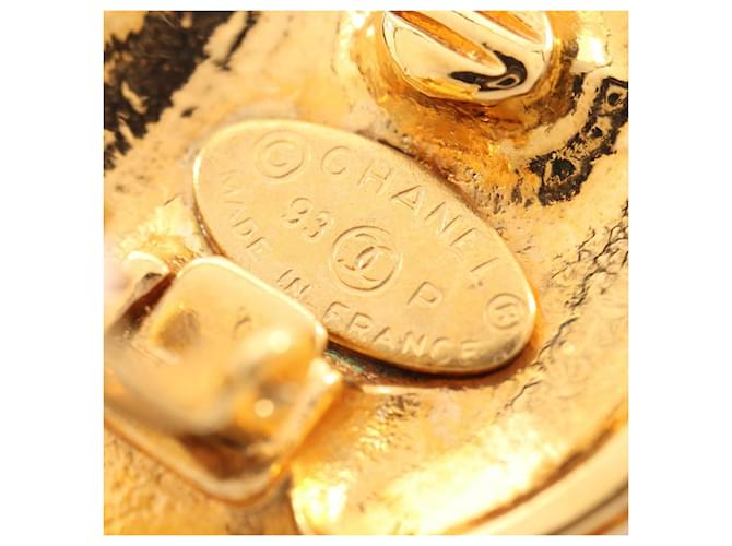 Timeless Orecchini a clip Chanel Coco Mark placcati oro D'oro - vista 3