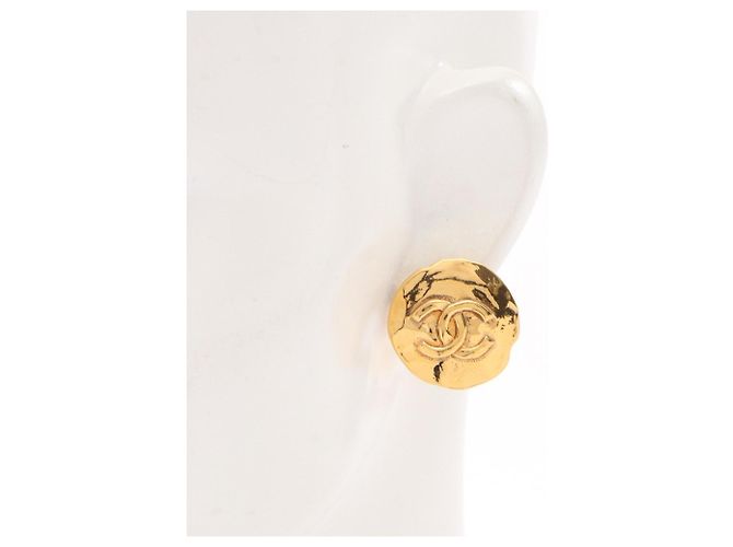 Timeless Orecchini a clip Chanel Coco Mark placcati oro D'oro - vista 4