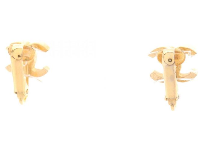 Orecchini a clip Chanel Coco Mark placcati oro D'oro - vista 2