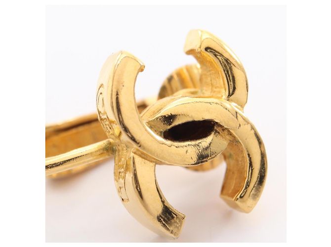 Orecchini a clip Chanel Coco Mark placcati oro D'oro - vista 6