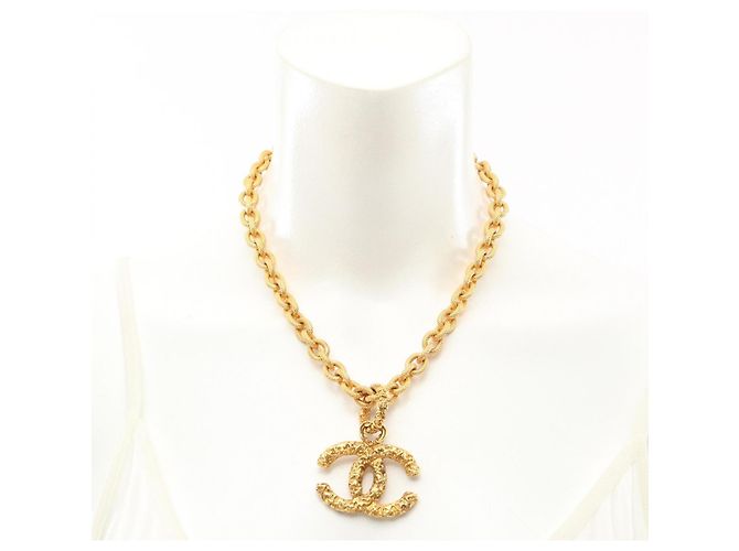 Collana Chanel Coco Mark placcata oro D'oro - vista 5