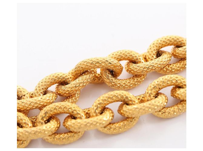 Collana Chanel Coco Mark placcata oro D'oro - vista 8