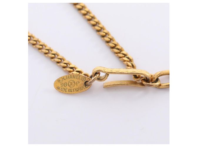 Bracciale charm con il logo Coco di Chanel Bianco D'oro - vista 3