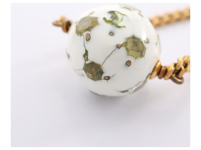 Bracciale charm con il logo Coco di Chanel Bianco D'oro - vista 6