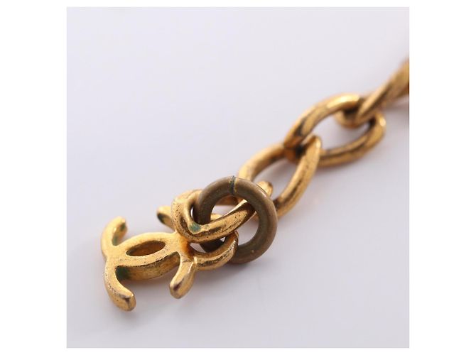 Bracciale charm con il logo Coco di Chanel Bianco D'oro - vista 7