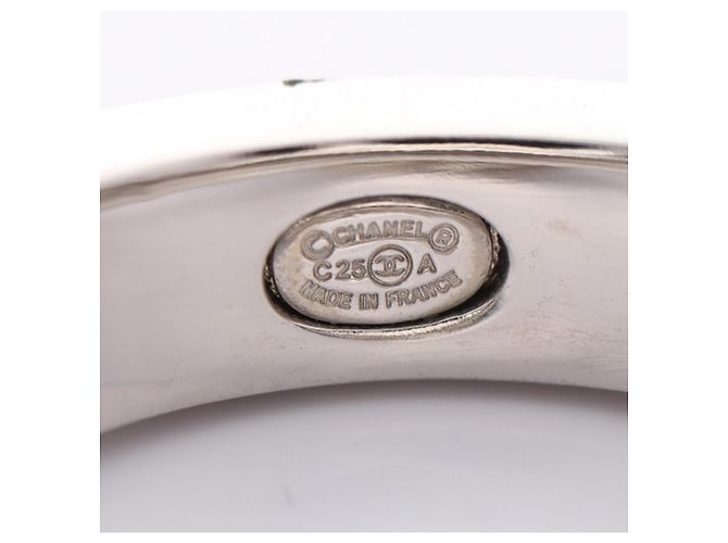 Anillo Chanel Coco Mark Plata Dorado - vista 4
